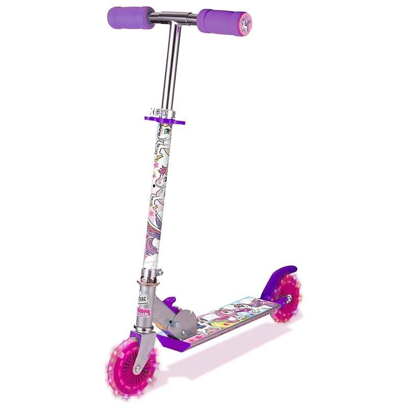 Divertido y seguro: Patinete Ozbozz Unicorn con luces brillantes
