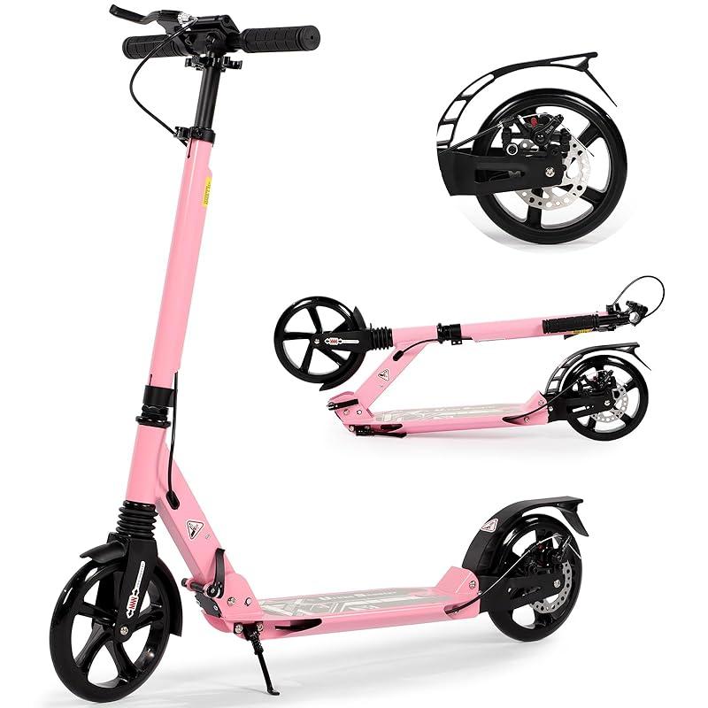 Excelente opción de scooter para adultos con frenos de disco y gran manejo.
